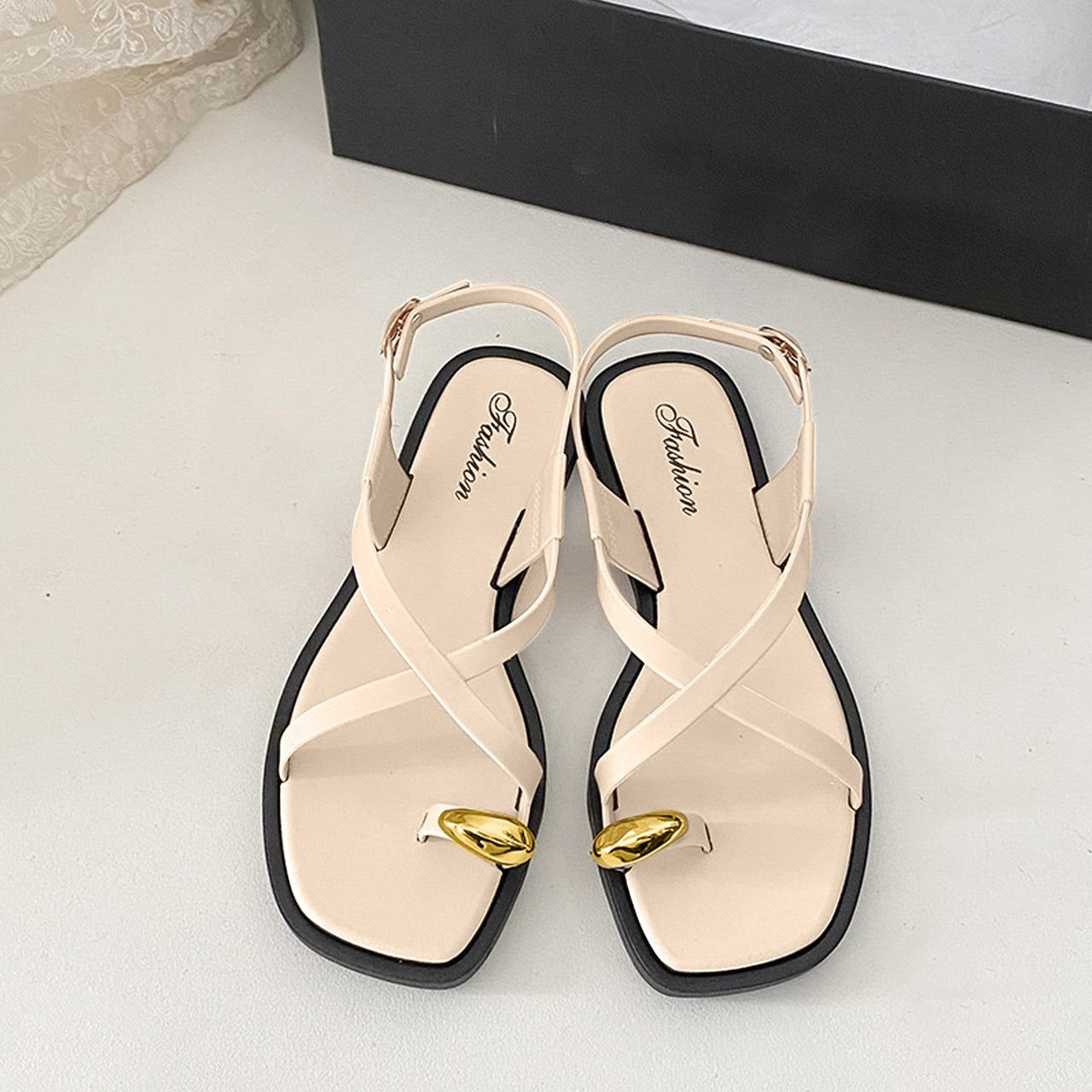 Flat Casual Adjustable Buckle Sandals for Women