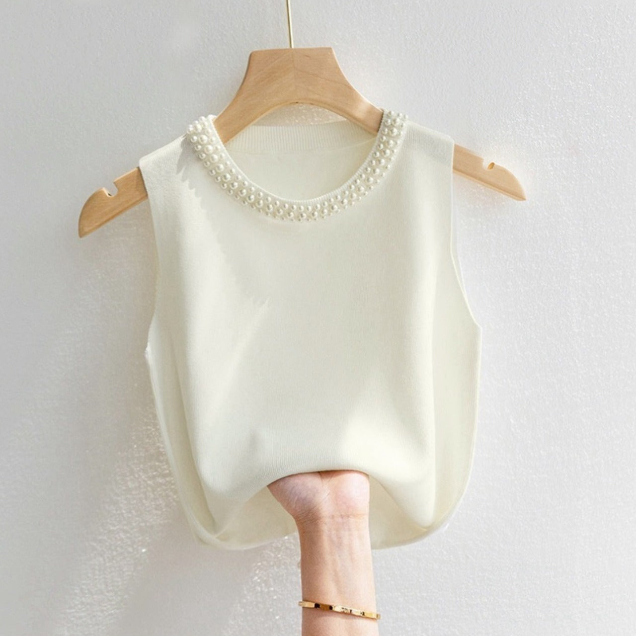 Korean Fashion Vest Knitted Top For Girls