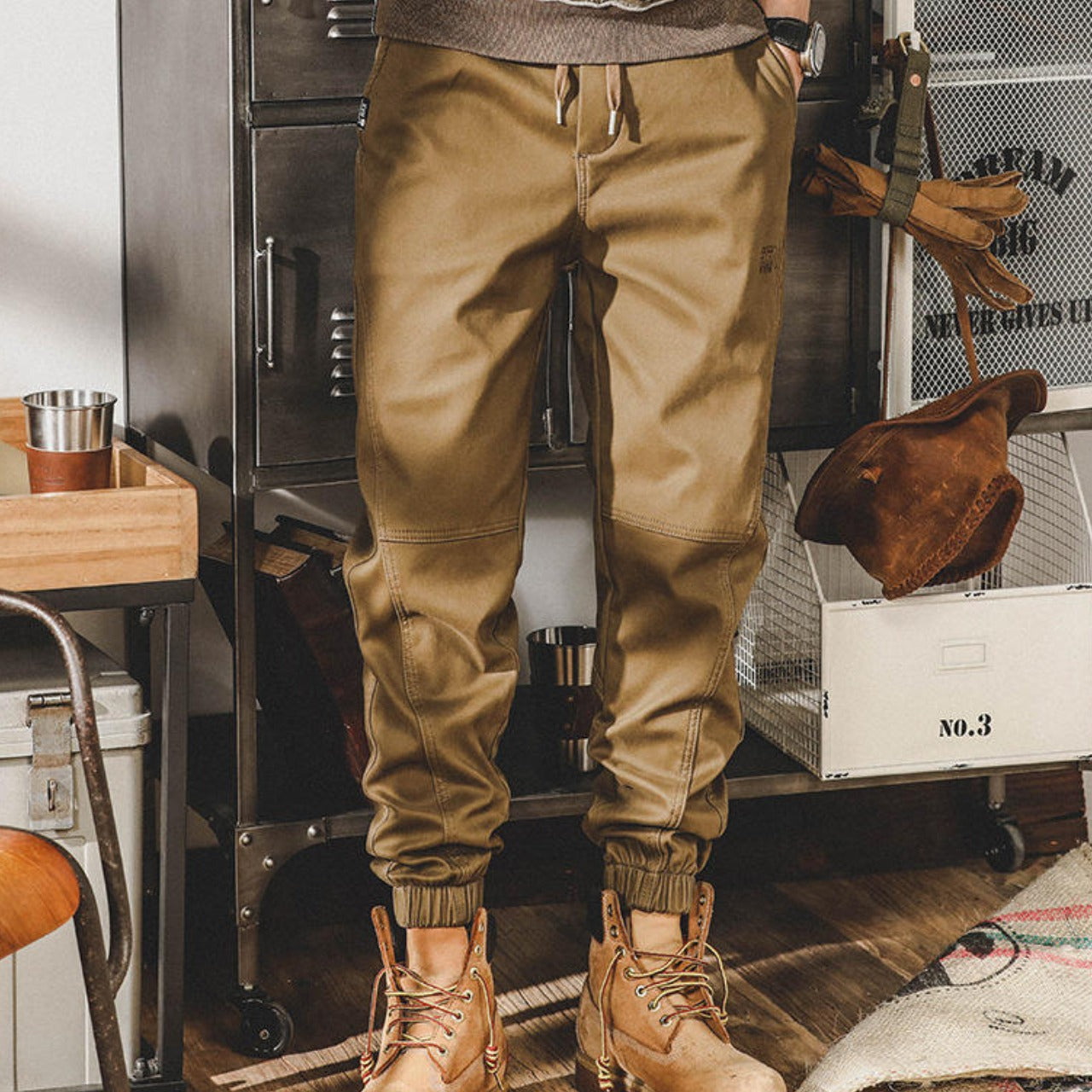 Cargo Fashion Solid Vintage Pants for Men