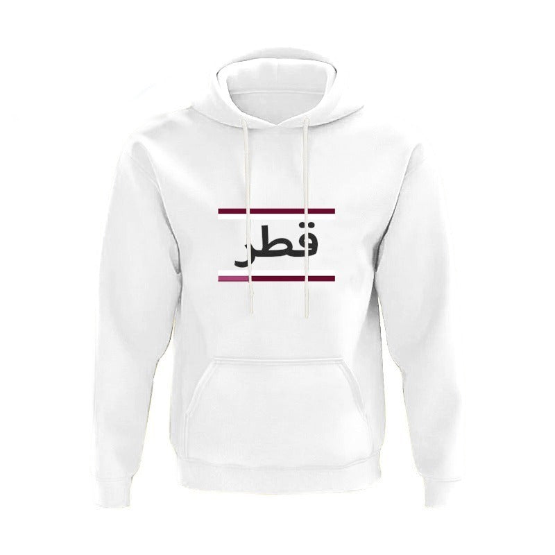 Qatar Printed Full Sleeve Fashion Casual Hoodies