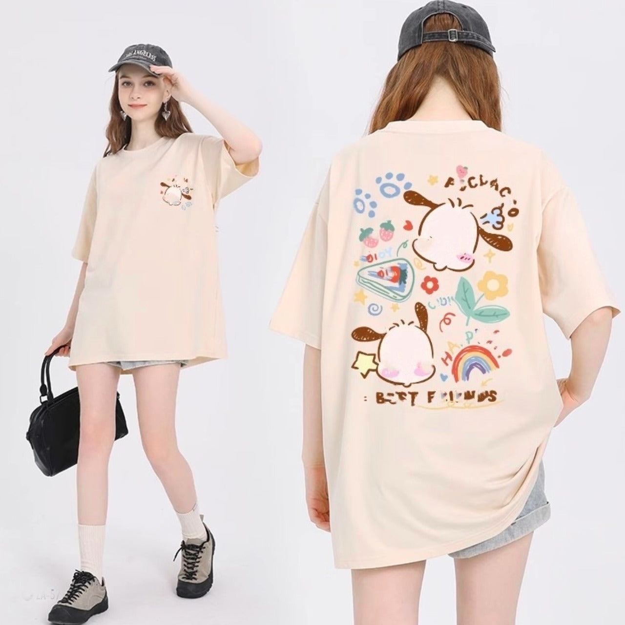 Latest Graphics Printed Fashion T-shirt for Women