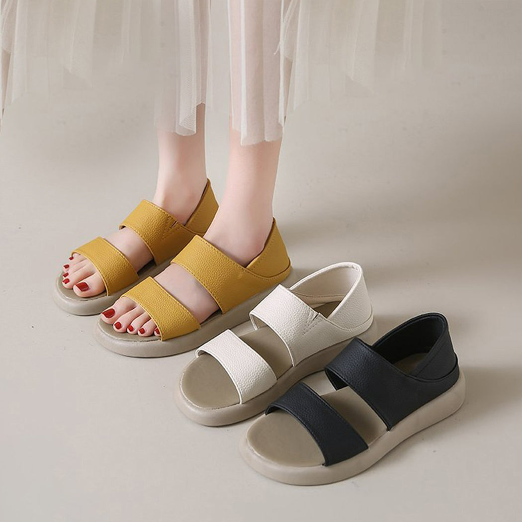 New Flat Two Strap Style Roman Sandals for Women