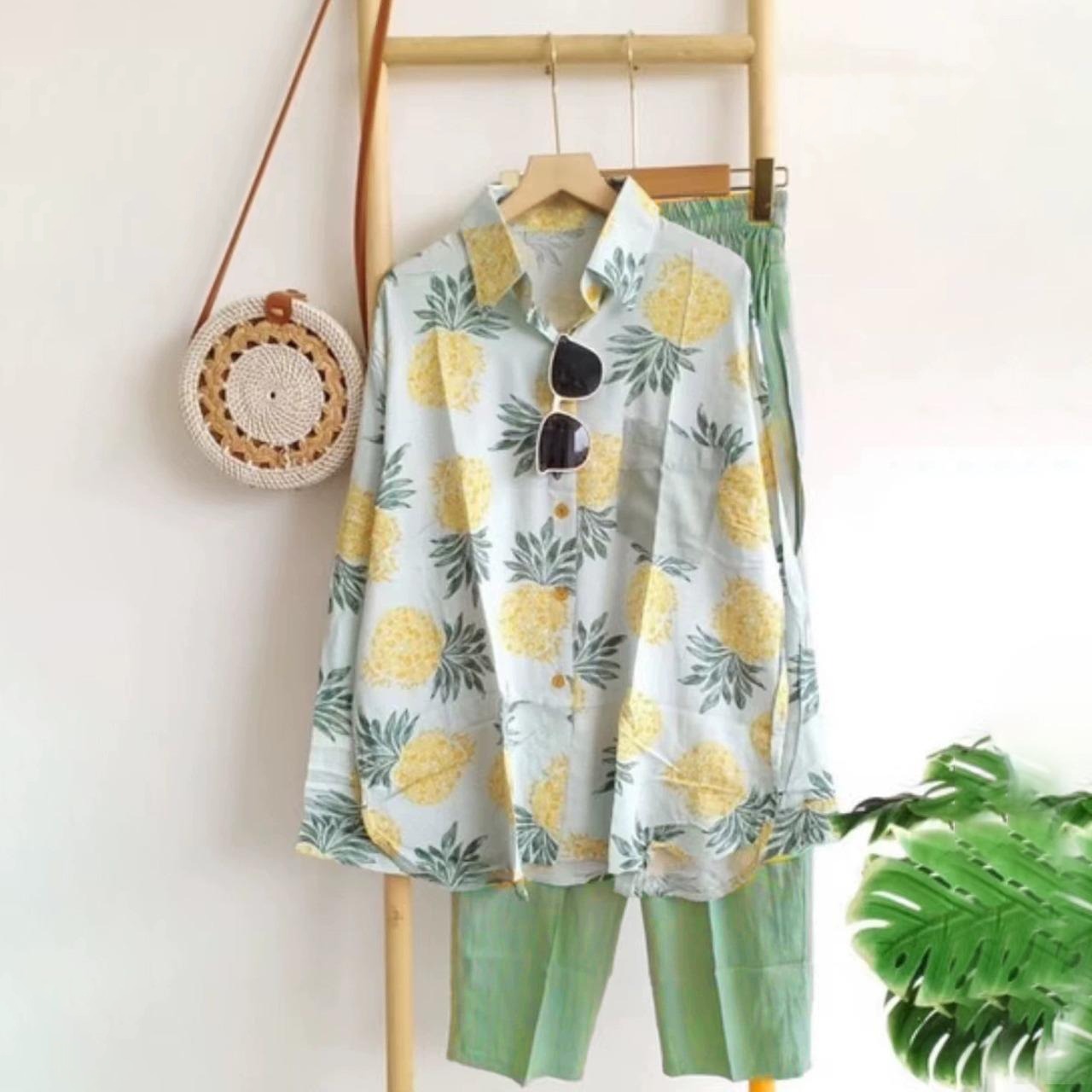 Casual Colorblock Printed Shirt & Pant for Women