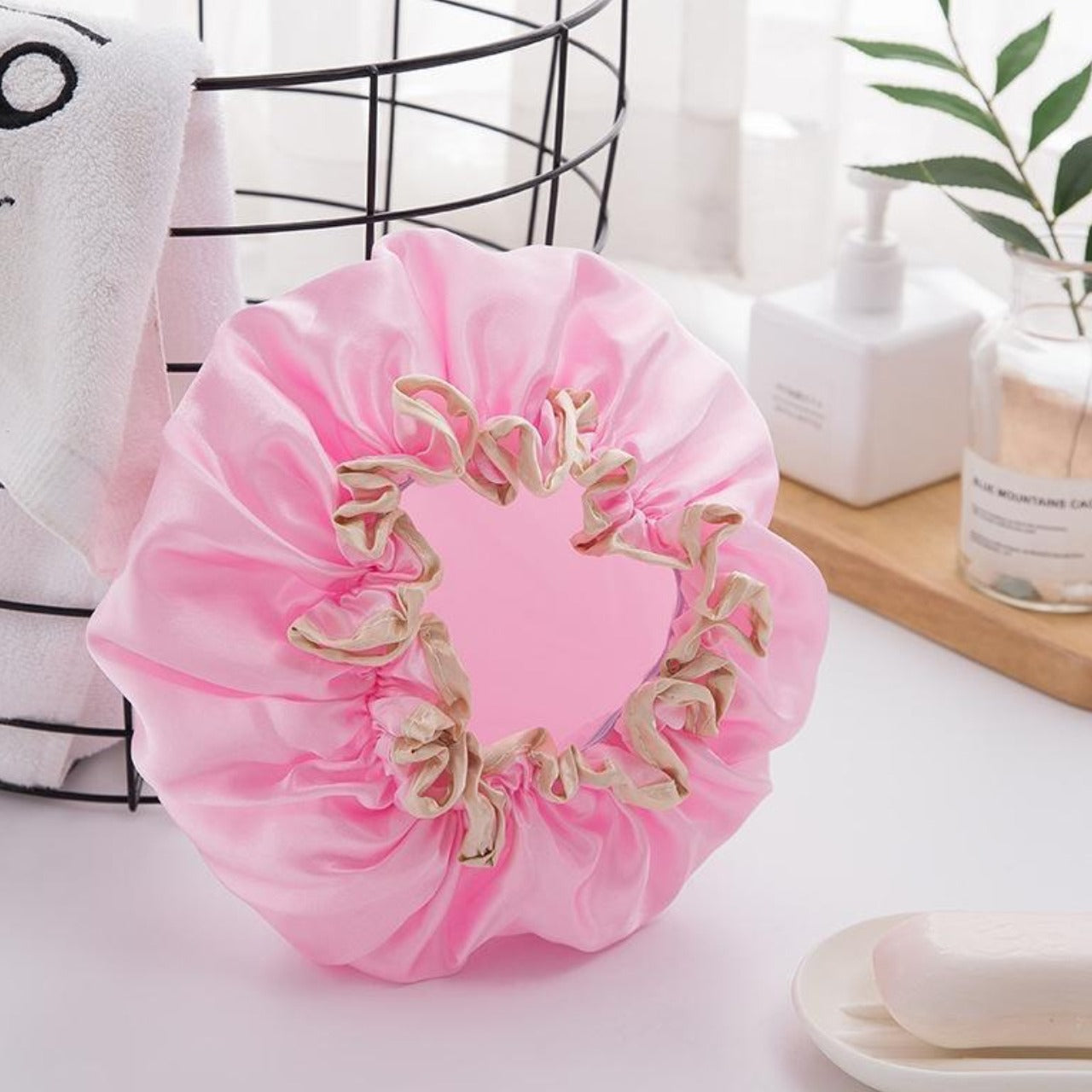 Reusable Bathing Shower Cap for Women