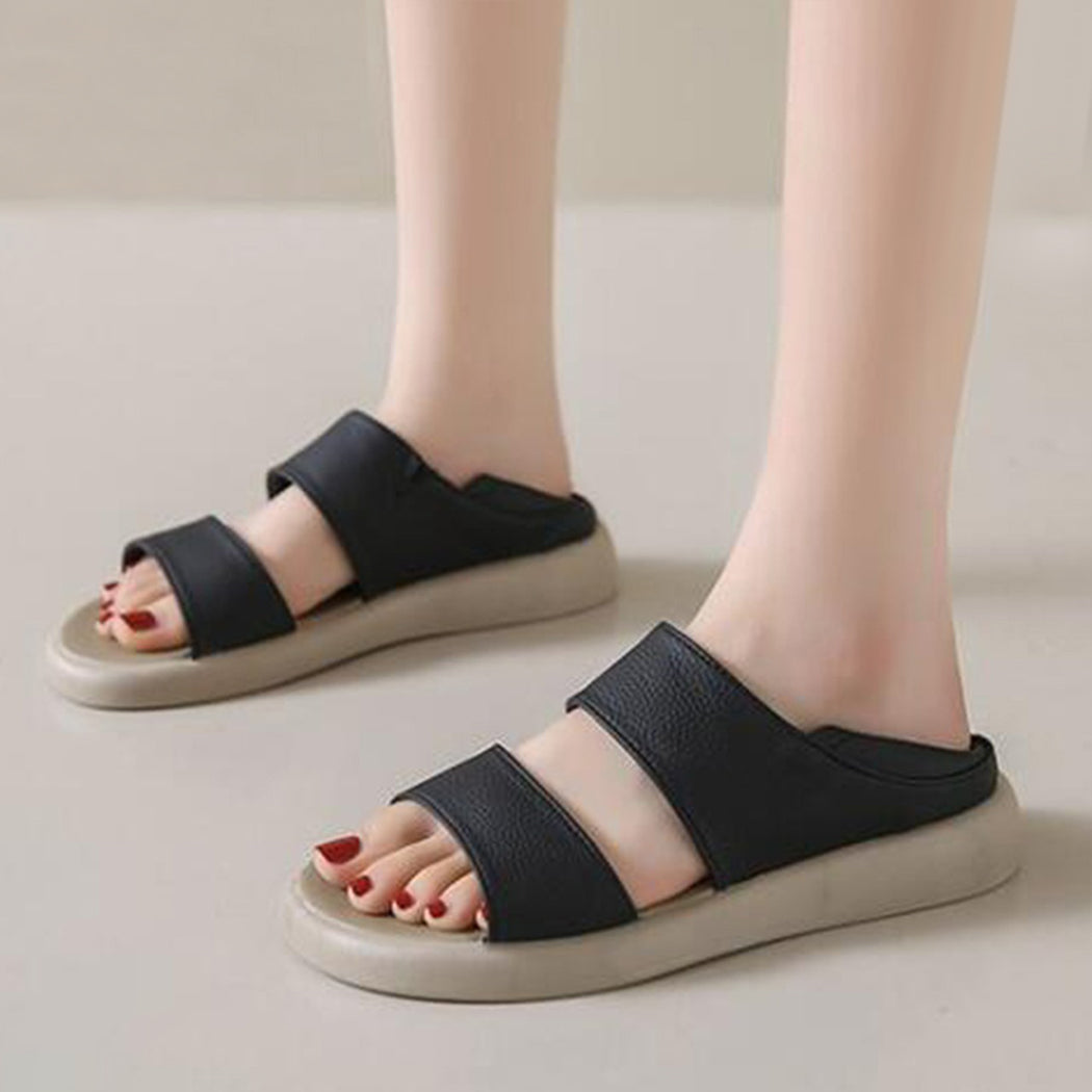 New Flat Two Strap Style Roman Sandals for Women