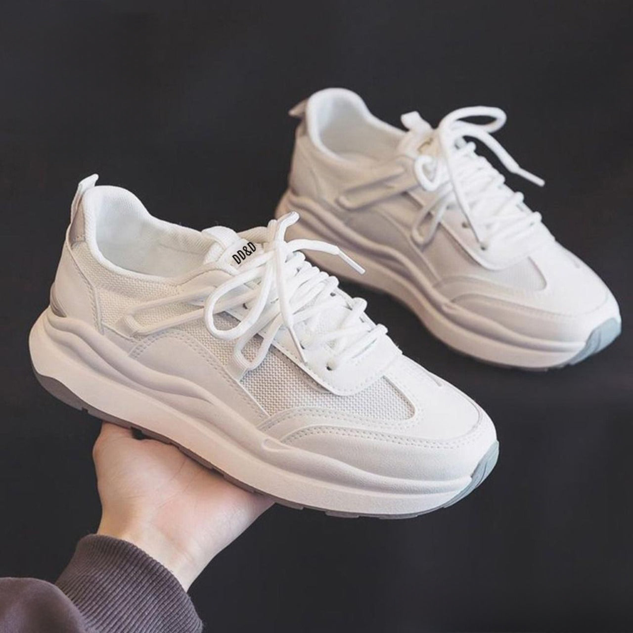 Thin Lightweight Style Mesh Breathable Casual Sneaker Shoes for Women