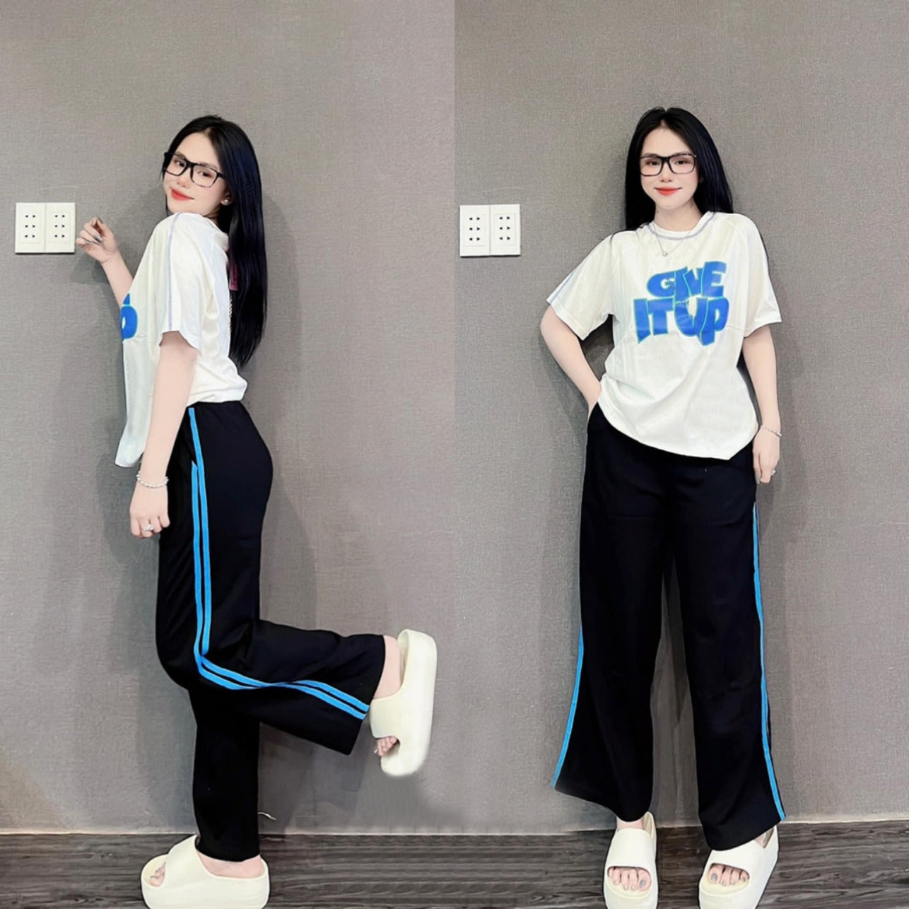 Design Pattern T-shirt & Pant Pajama for Ladies