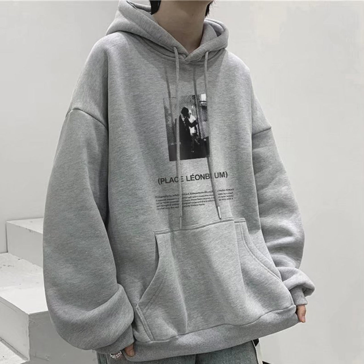 Image Printed Fashion Long Sleeve Hoodies for Men
