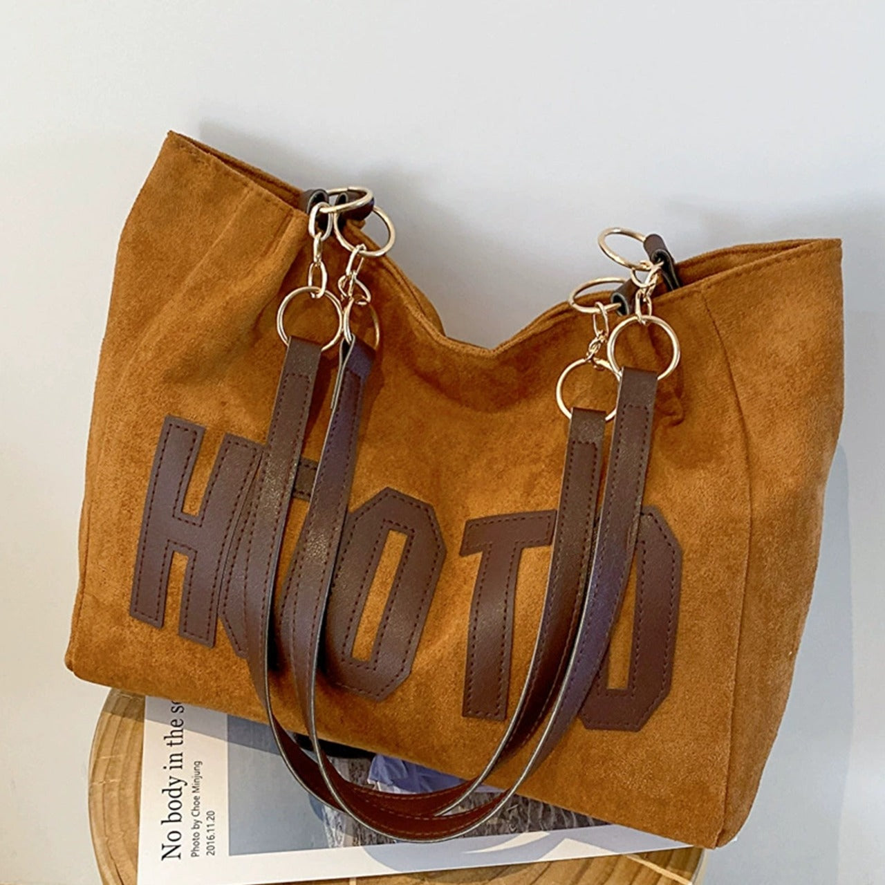 Single Shoulder Fashion Canvas Tote Bag for Women