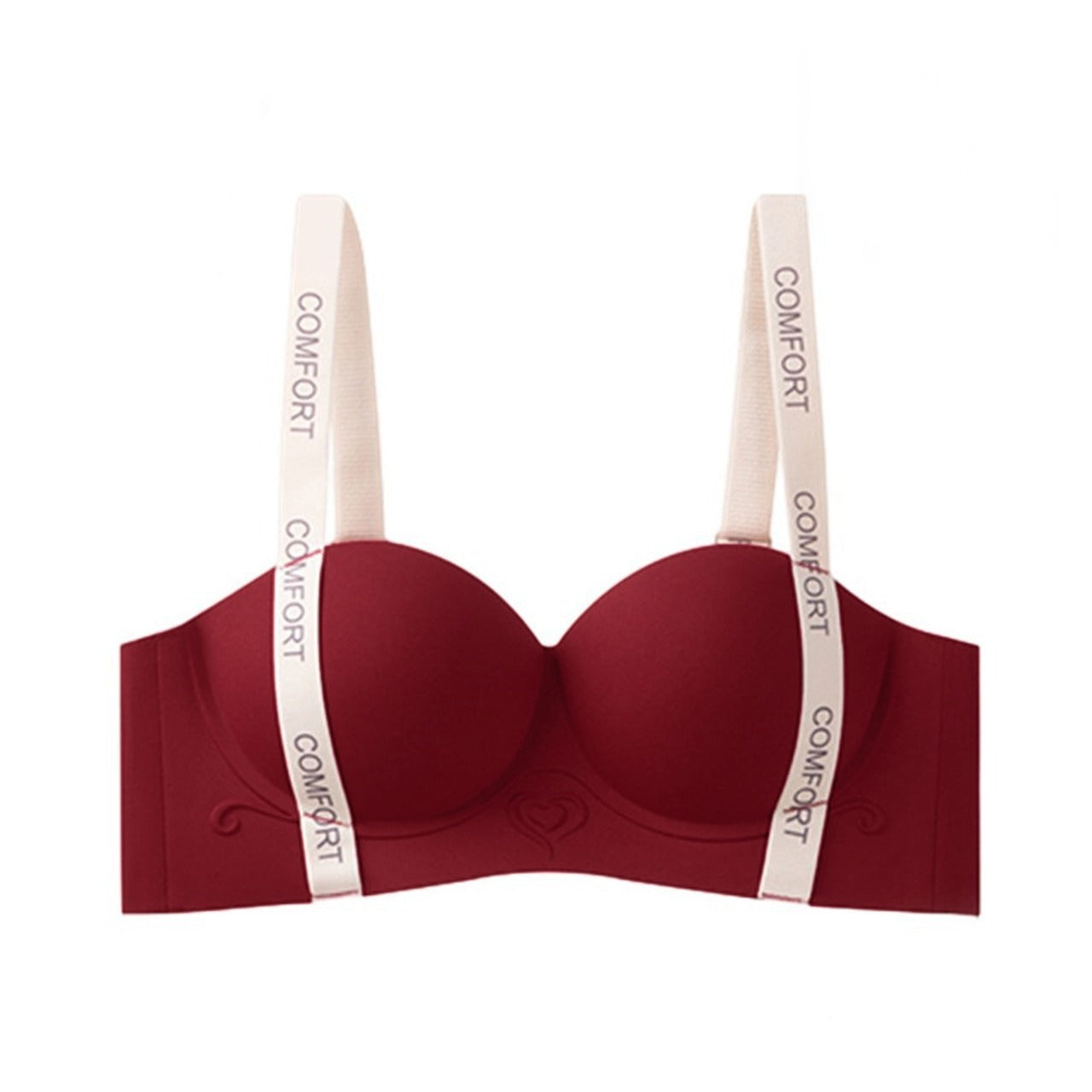 Padded Solid Color Push-up Bra for Women