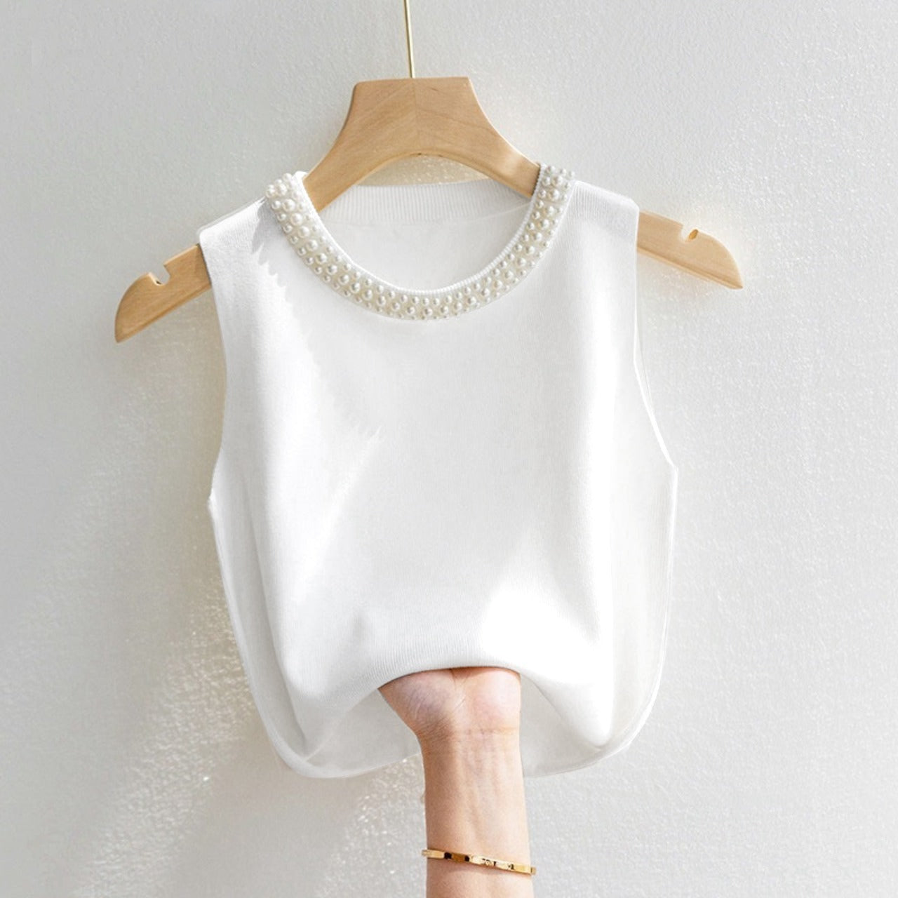Korean Fashion Vest Knitted Top For Girls