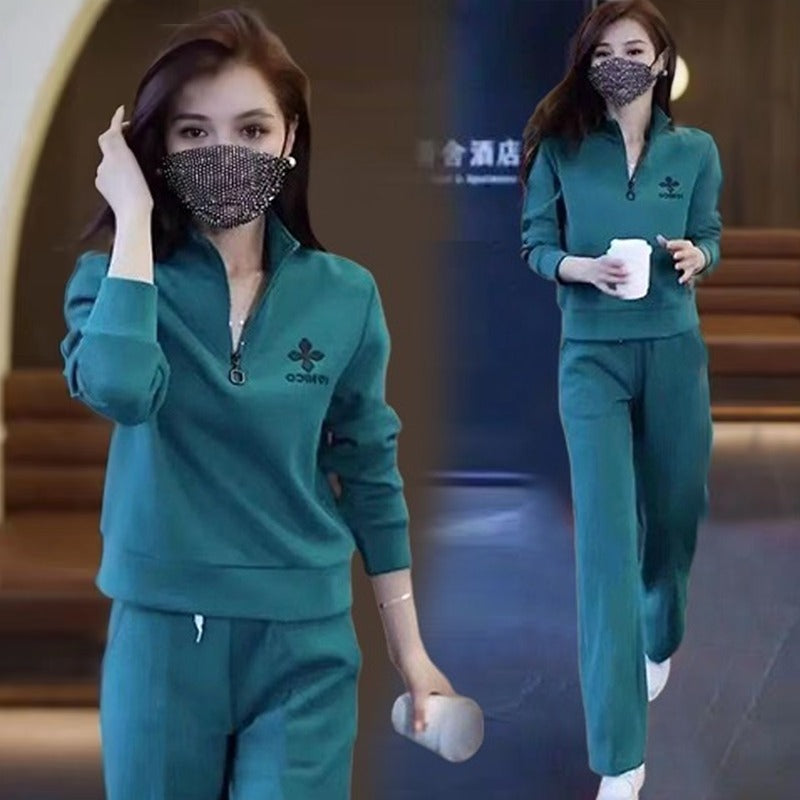New Fashion Solid Full Sleeve T-shirt & Pant For Ladies