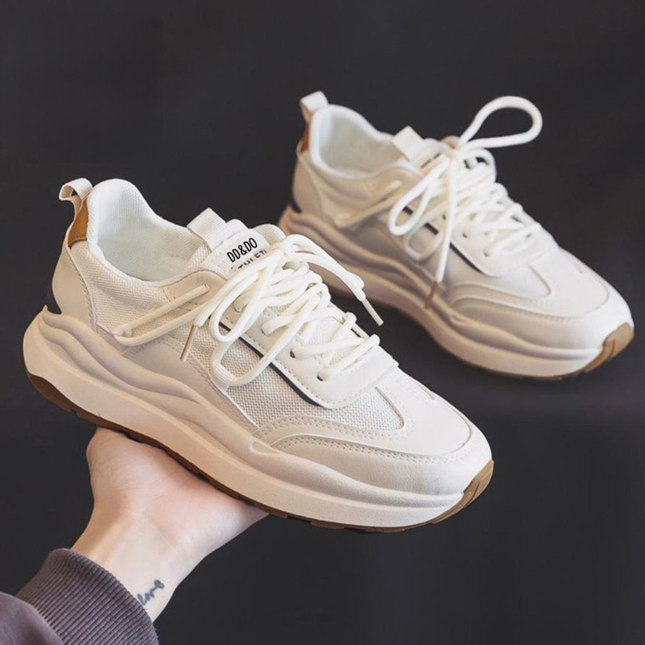 Thin Lightweight Style Mesh Breathable Casual Sneaker Shoes for Women
