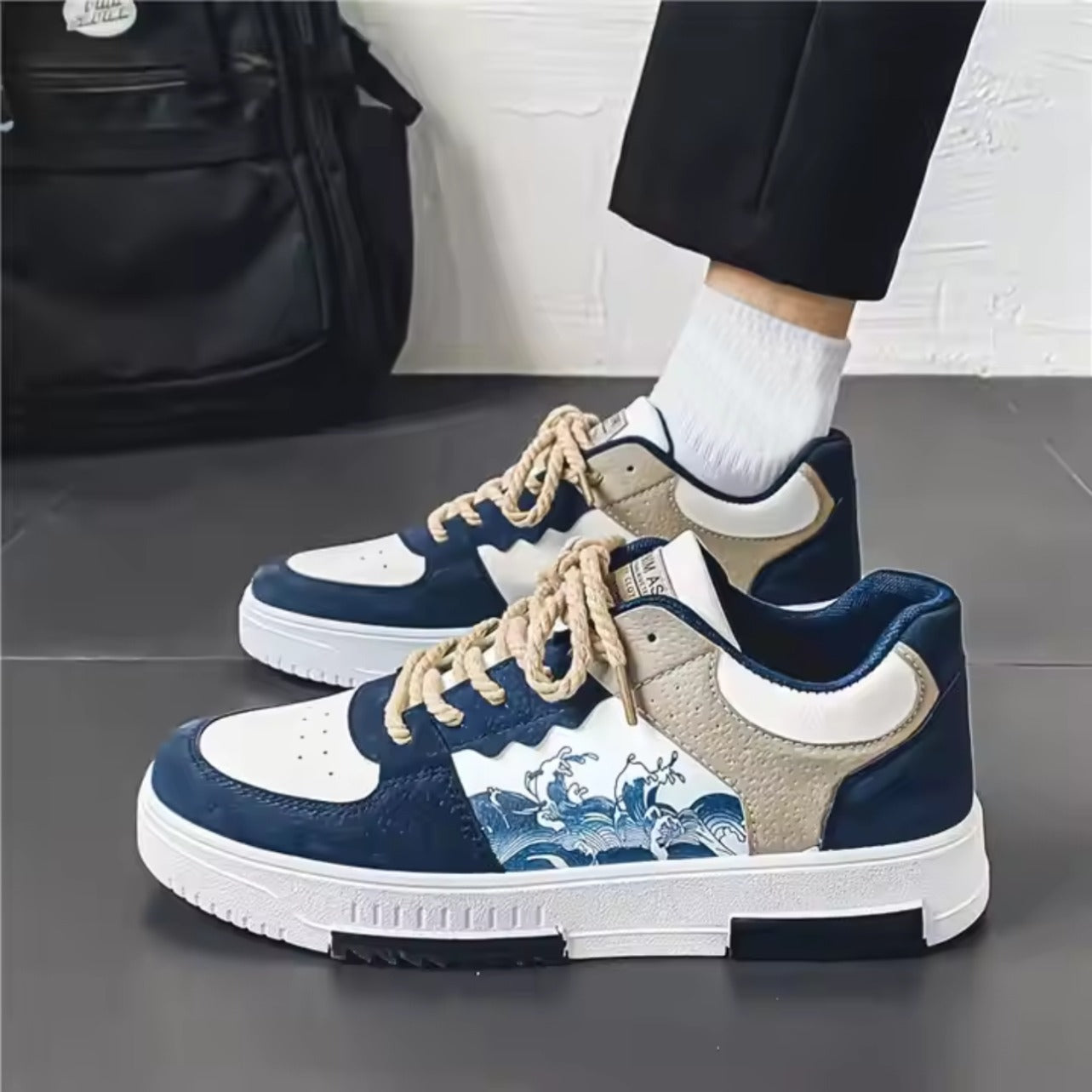 Design Printed Fashion Thick Sole Unisex Shoes