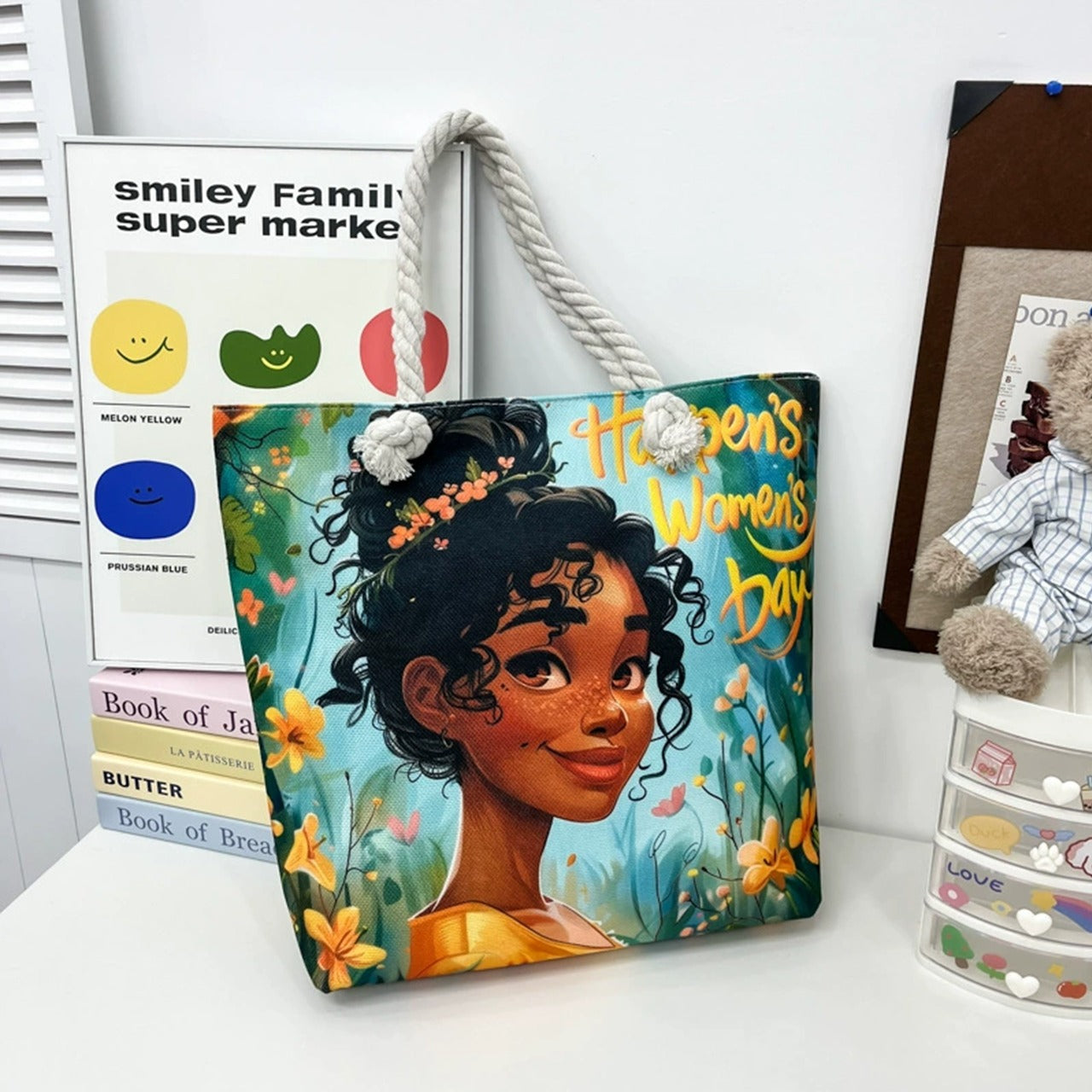Graphics Anime Printed Tote Large Capacity Bags for Women