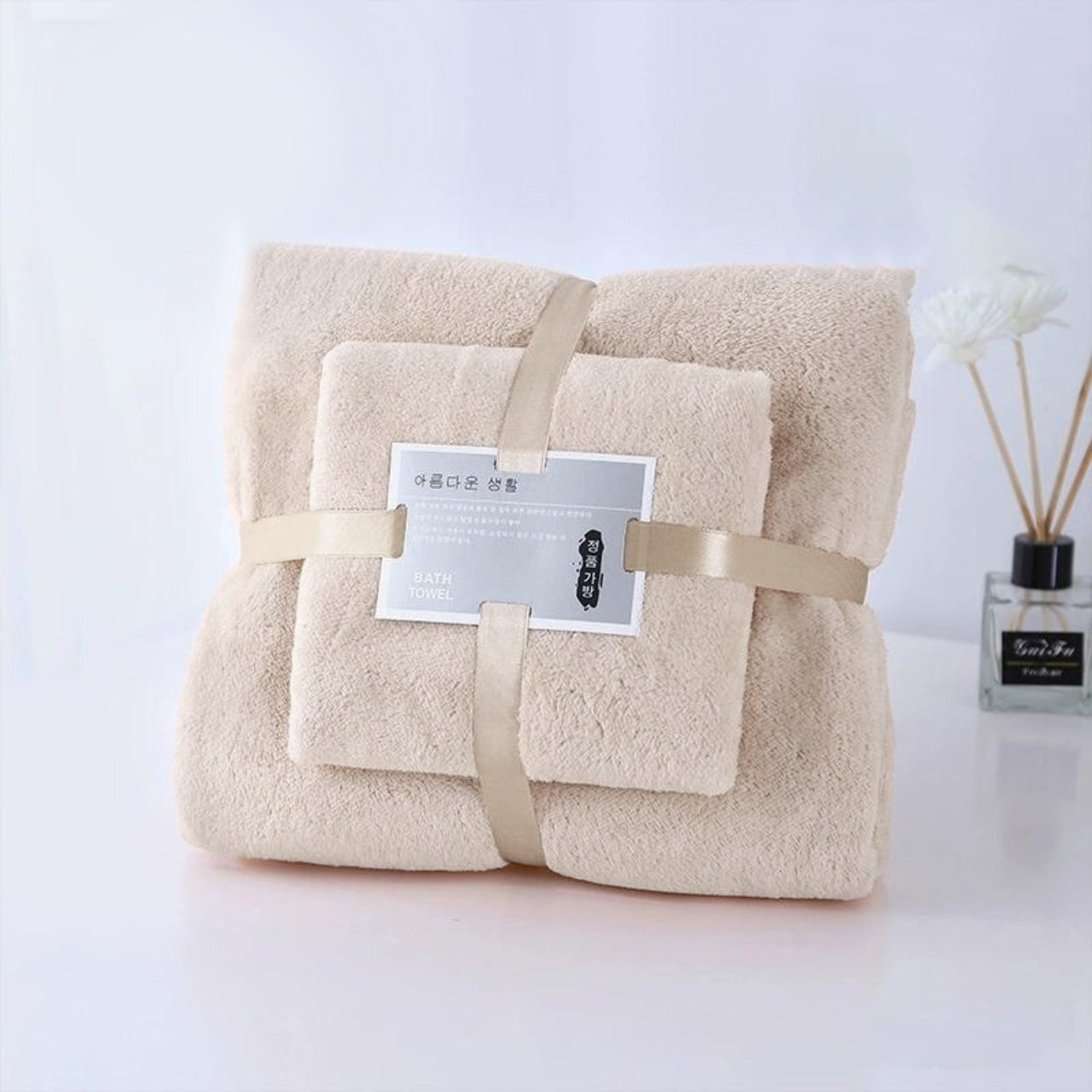 Solid Fashion Bathroom Microfiber Towels
