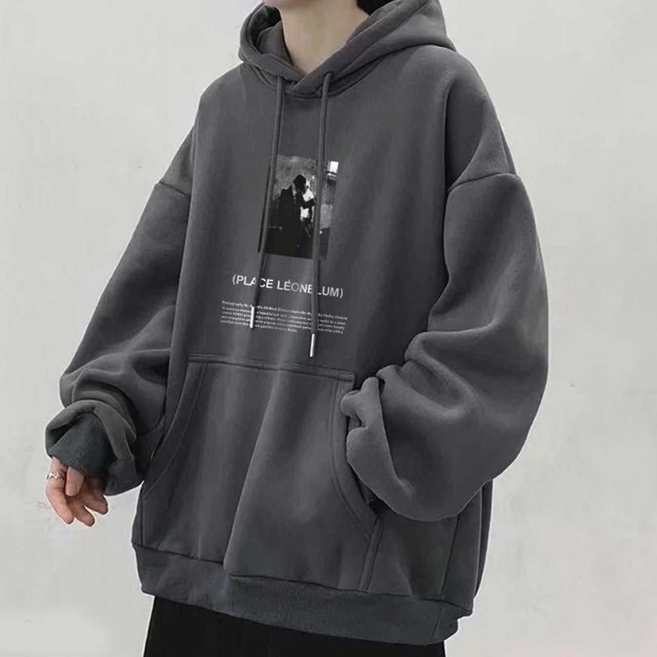 Image Printed Fashion Long Sleeve Hoodies for Men