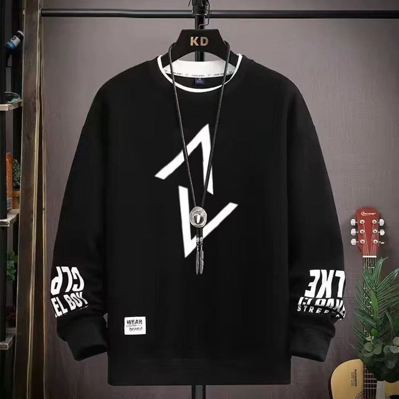 Latest Design Printed Full Sleeve Pullover for Men