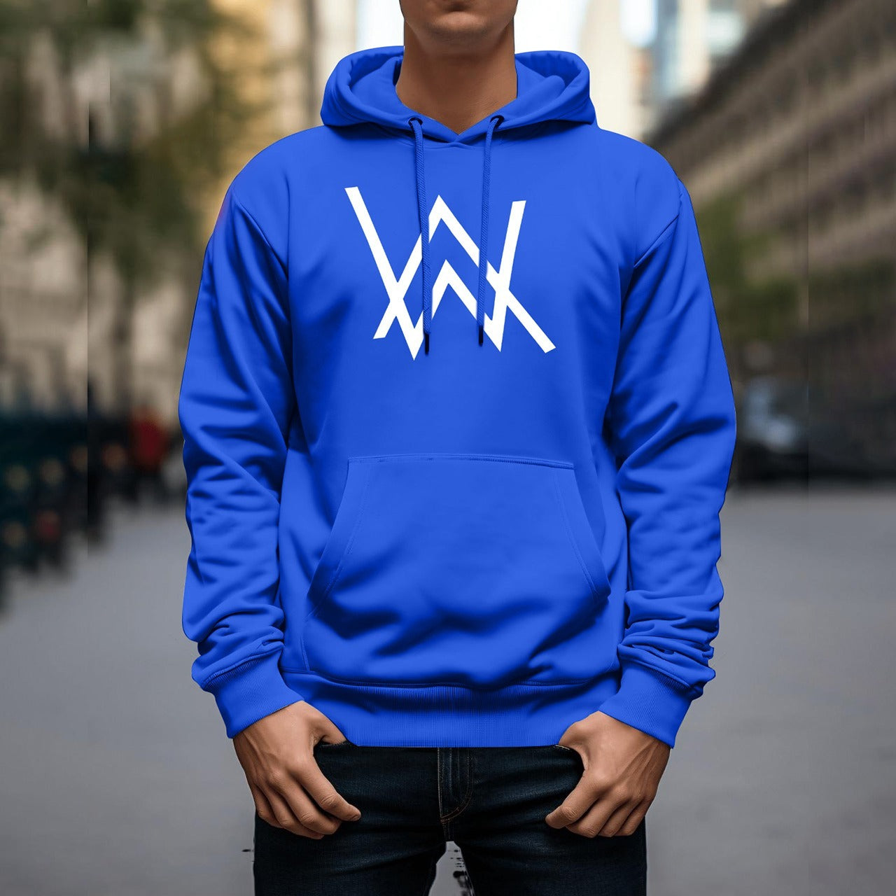 Full Sleeve Printed Fashion Hooded Sweatshirt for Men