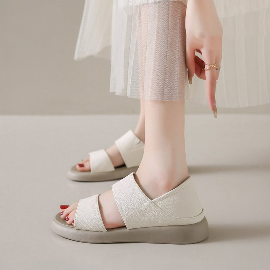 New Flat Two Strap Style Roman Sandals for Women
