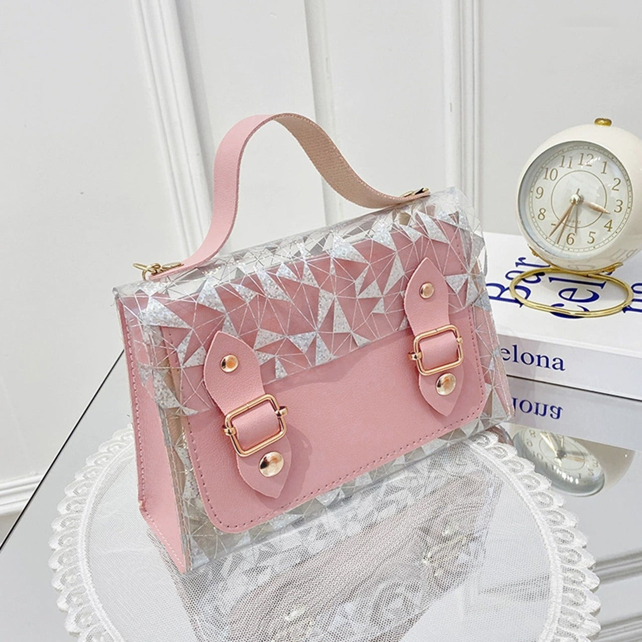 Minimal Design Pattern Handbag for Women
