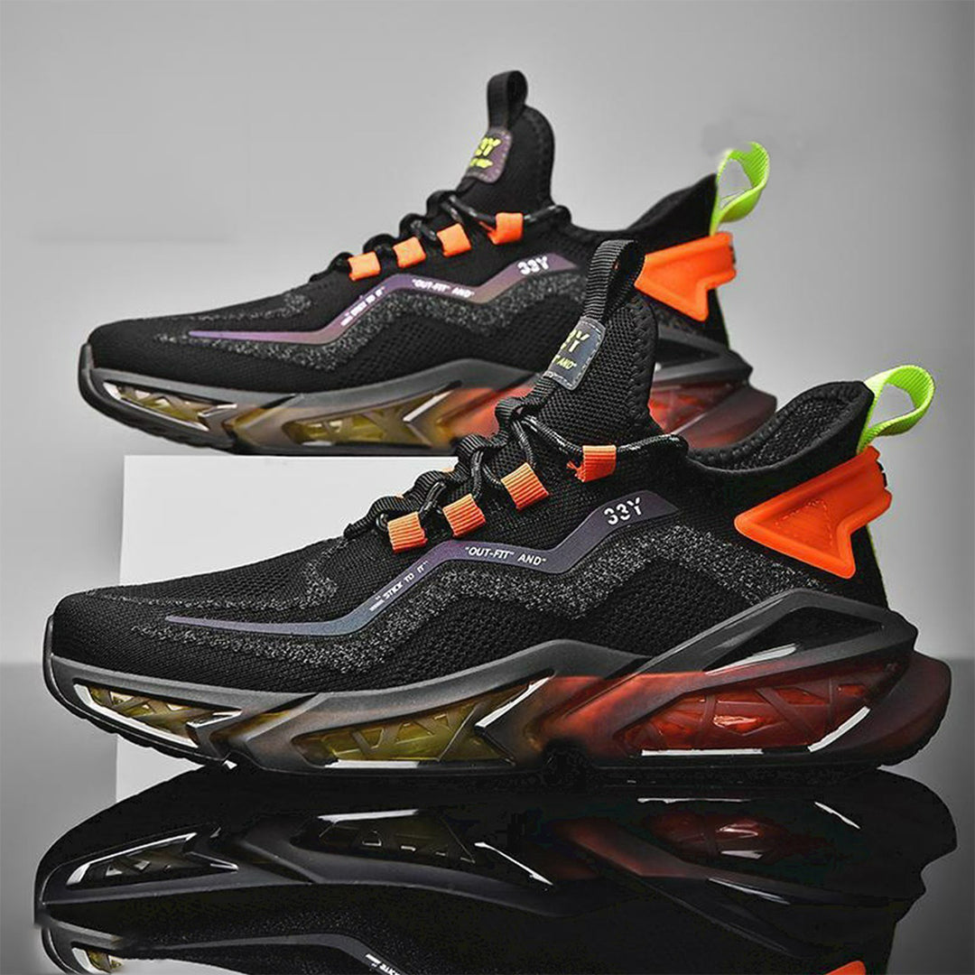 Air Cushioned Style High Top Sneaker Shoes for Men