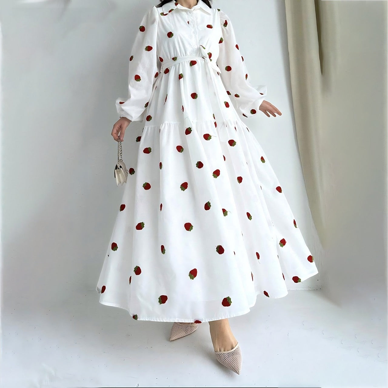 Maxi Long Printed Dress for Ladies