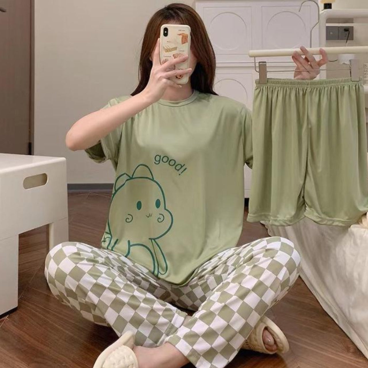 Printed Fashion Night Suit T-shirt & Pant for Women