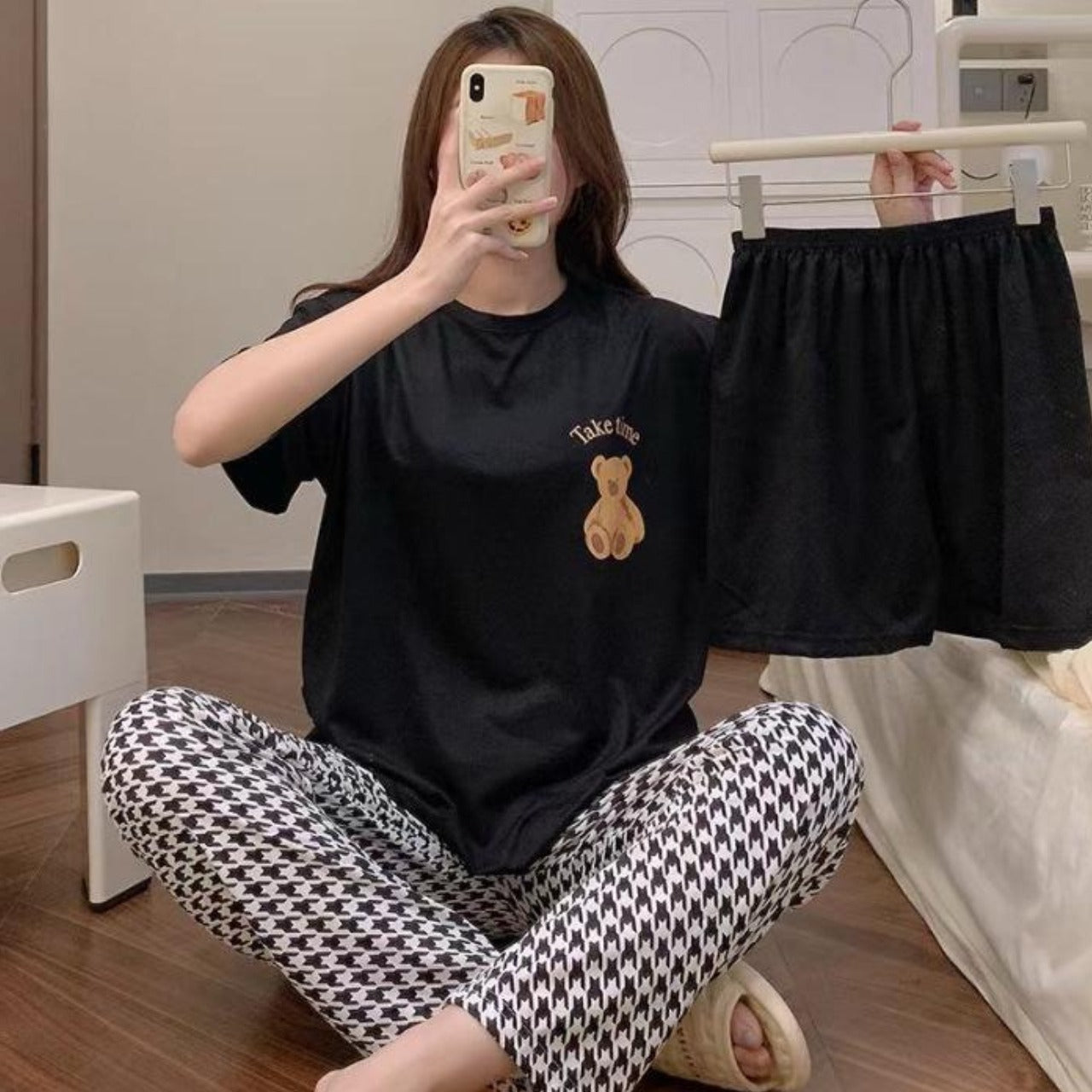 Printed Fashion Night Suit T-shirt & Pant for Women