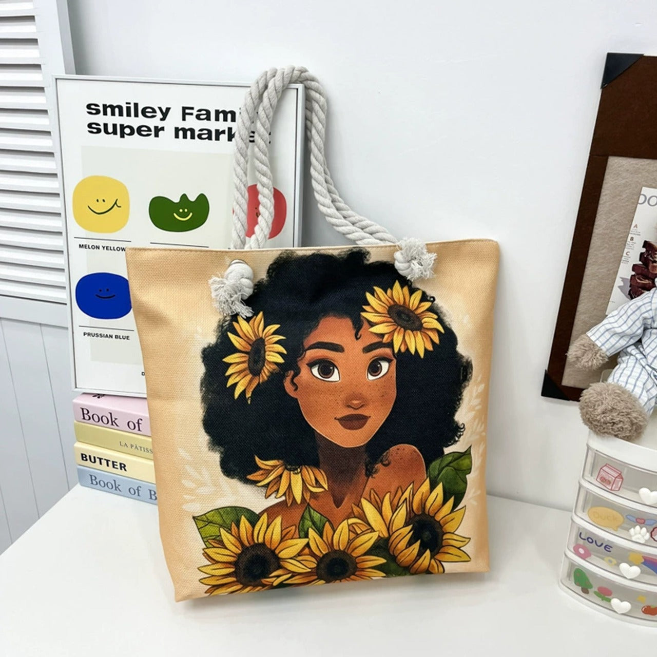 Graphics Anime Printed Tote Large Capacity Bags for Women