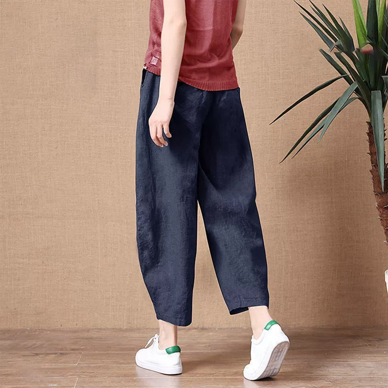 Solid Fashion New Wide Leg Party Outdoor Wear Pants for Women
