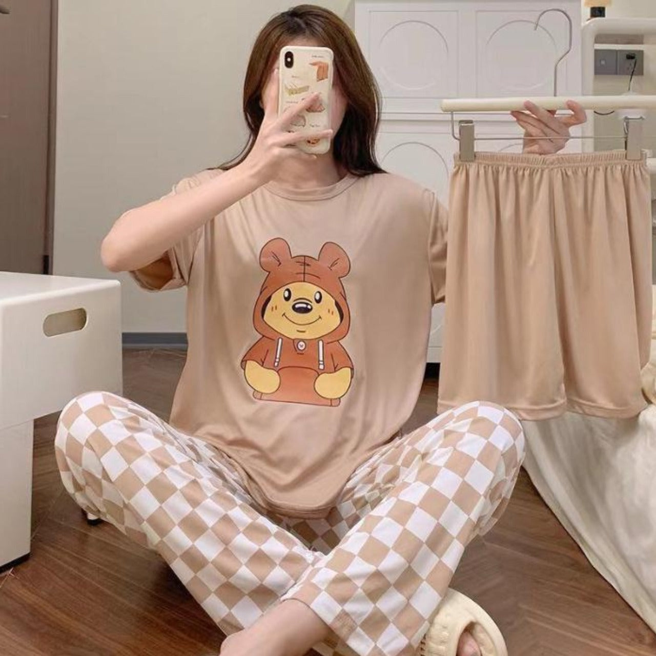 Printed Fashion Night Suit T-shirt & Pant for Women