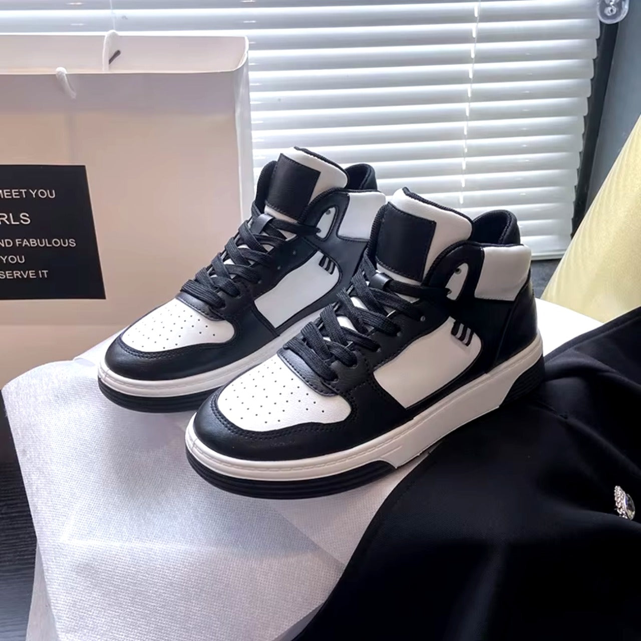 Casual High Top Thick Sole Unisex Shoes