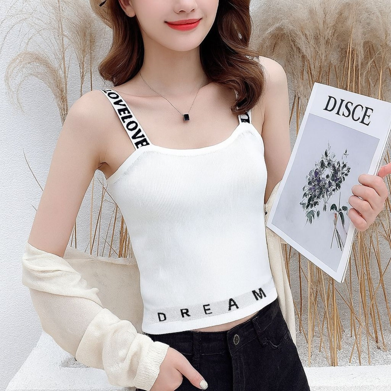 Solid Fashion Sleeveless Camisole Top for Women
