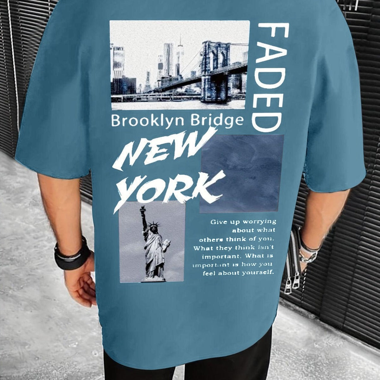 Graphics Printed Oversized Style Casual T-shirt For Men