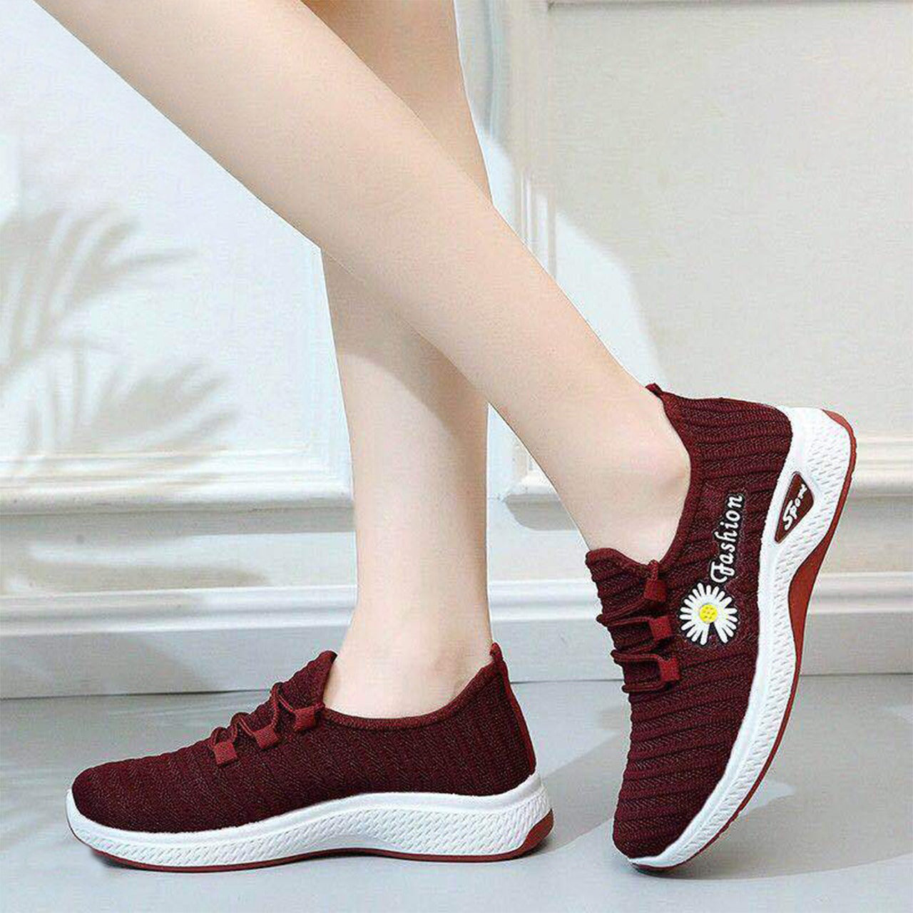 Solid Color Slip On Casual Shoes for Women