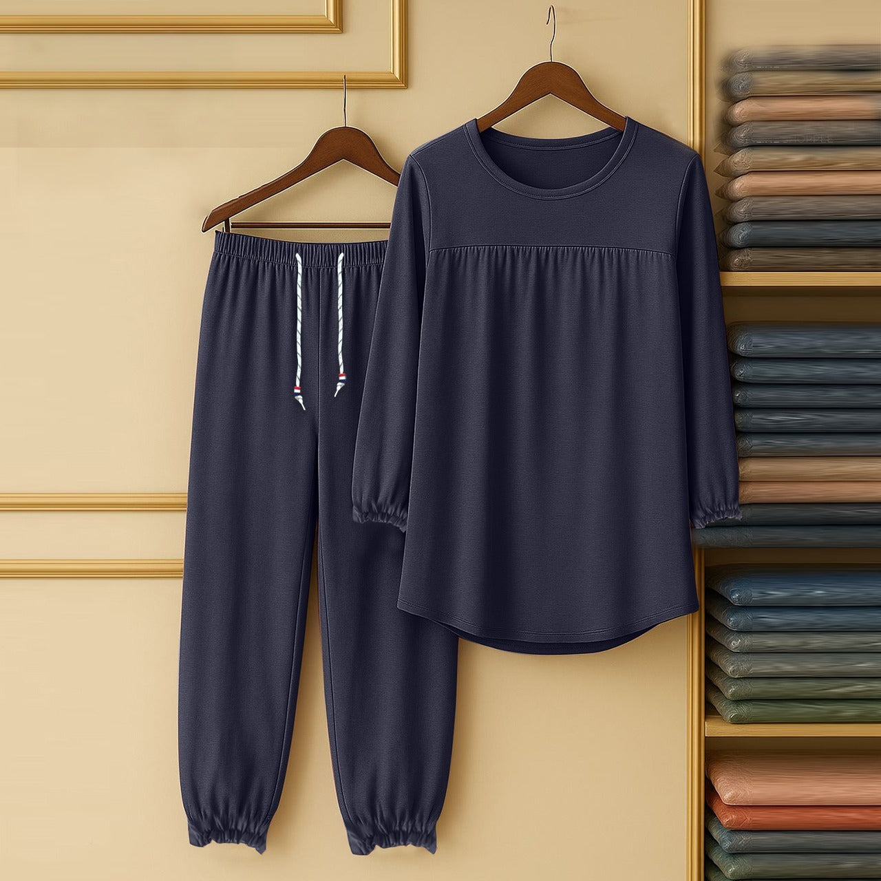 Long Sleeve Casual Summer Bamboo Loungewear Pajama