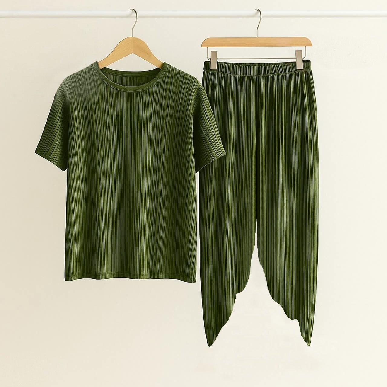 Solid Striped Style Casual Summer Fashion Fit T-shirt & Top for Women