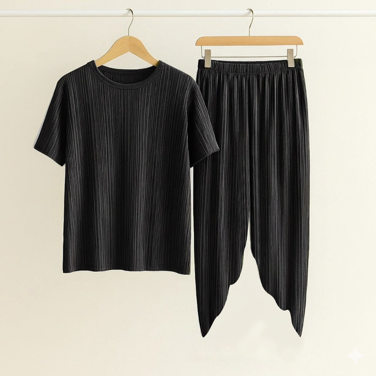 Solid Striped Style Casual Summer Fashion Fit T-shirt & Top for Women
