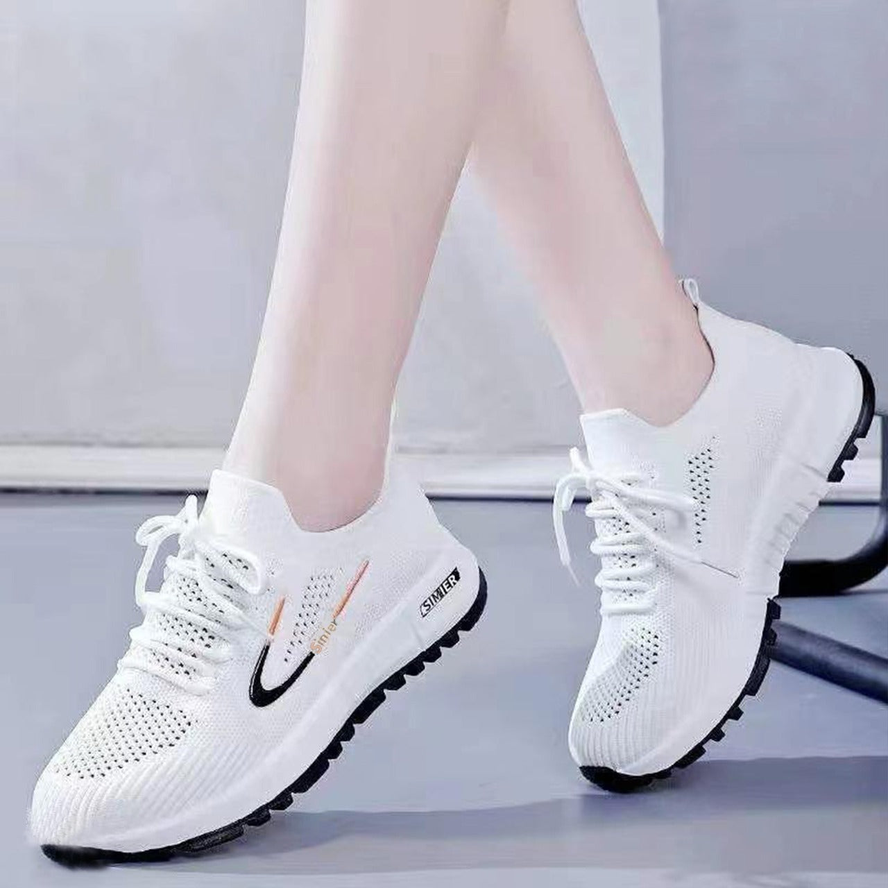 Running Sports Casual Synthetic Leather Women Sneakers