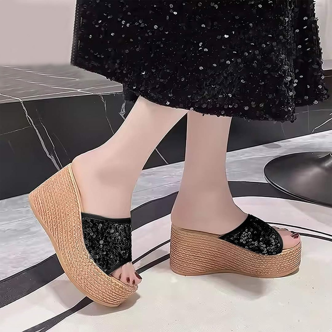 Wedge Heel Fashion Casual Thick Sandals for Women