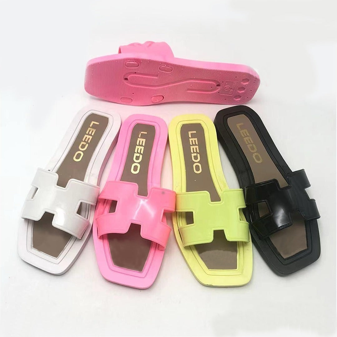 H- Shape Fashion Slipper Outdoor Sandals for Women