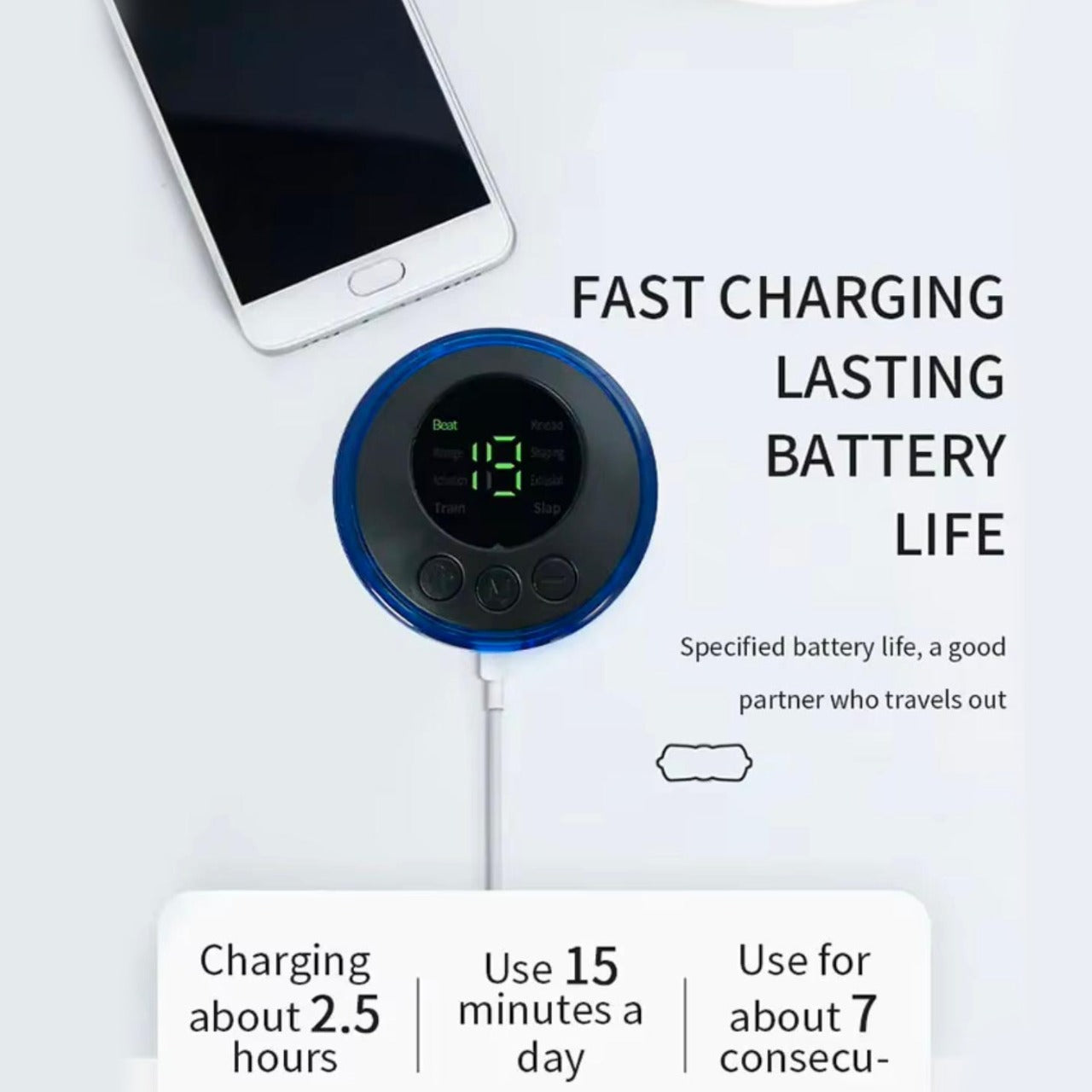 Portable & Rechargable Mini Body Neck Massager