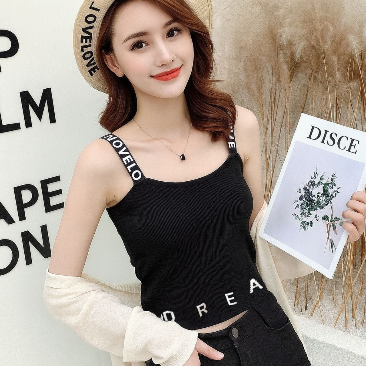 Solid Fashion Sleeveless Camisole Top for Women