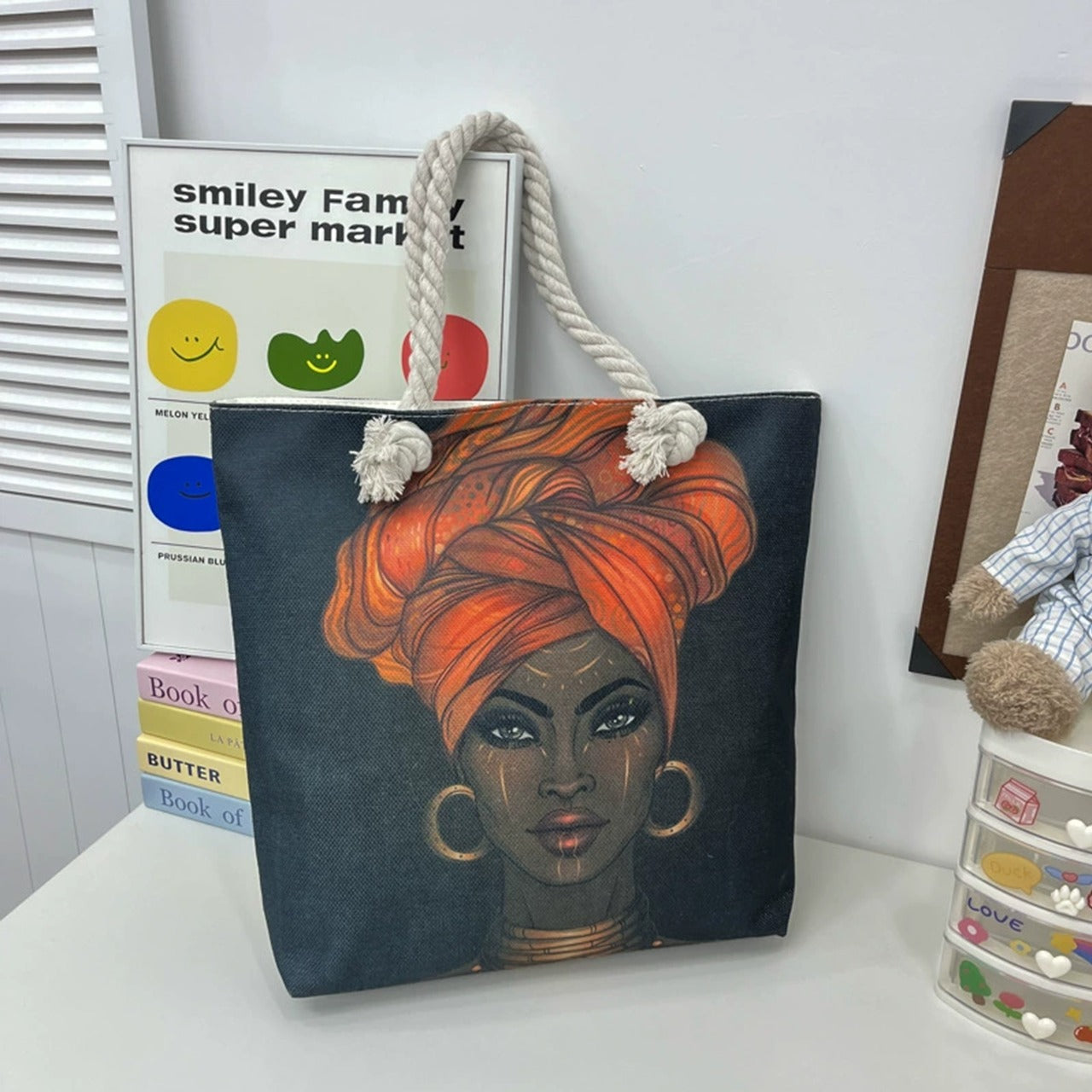 Graphics Anime Printed Tote Large Capacity Bags for Women