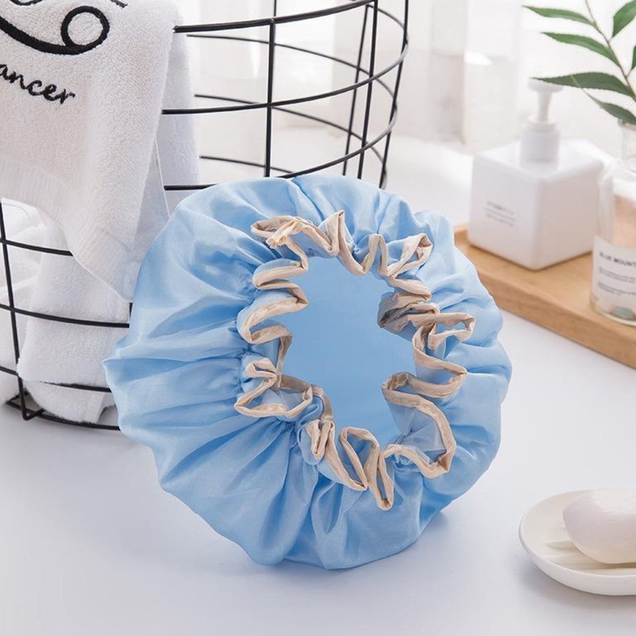 Reusable Bathing Shower Cap for Women