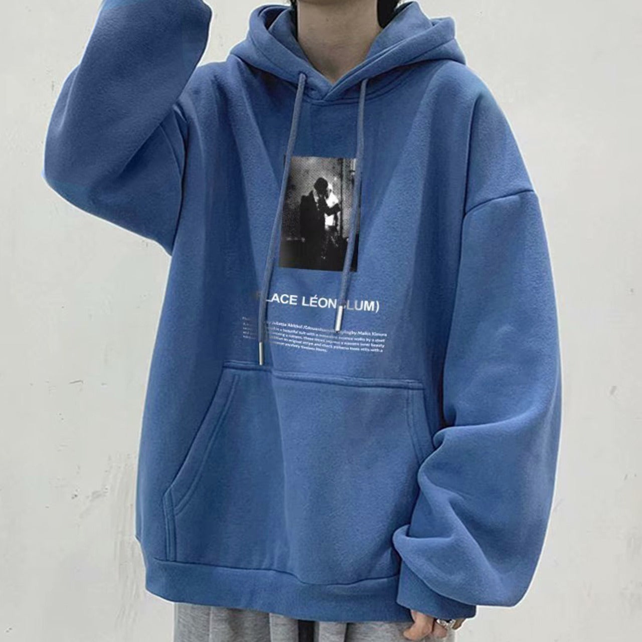 Image Printed Fashion Long Sleeve Hoodies for Men