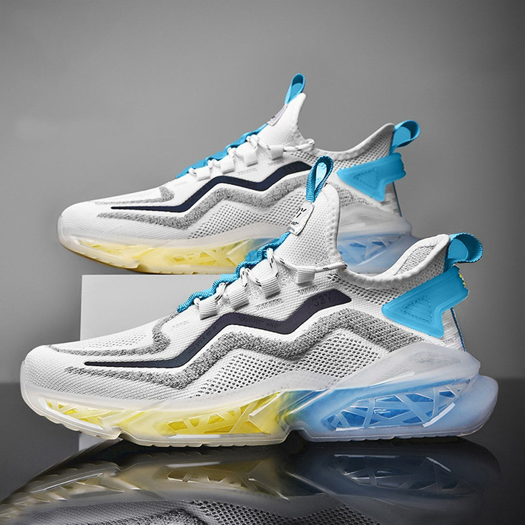 Air Cushioned Style High Top Sneaker Shoes for Men