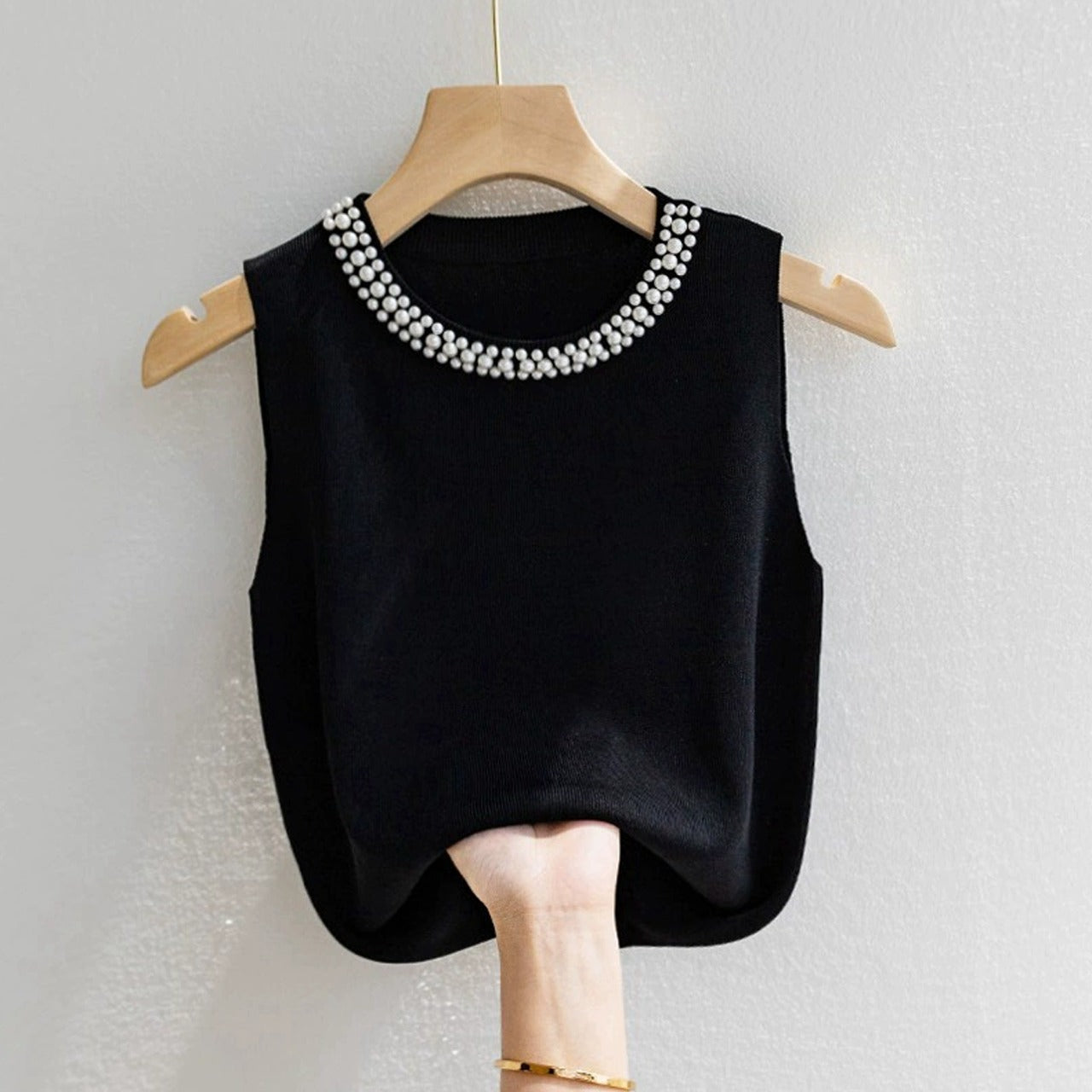 Korean Fashion Vest Knitted Top For Girls