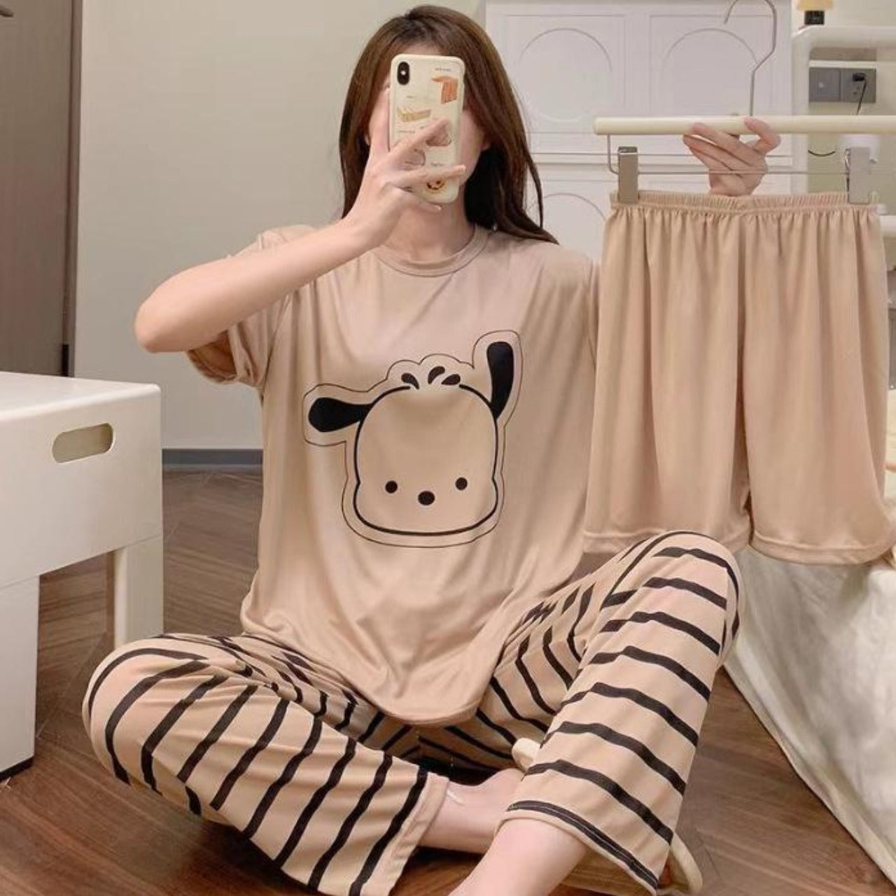 Printed Fashion Night Suit T-shirt & Pant for Women